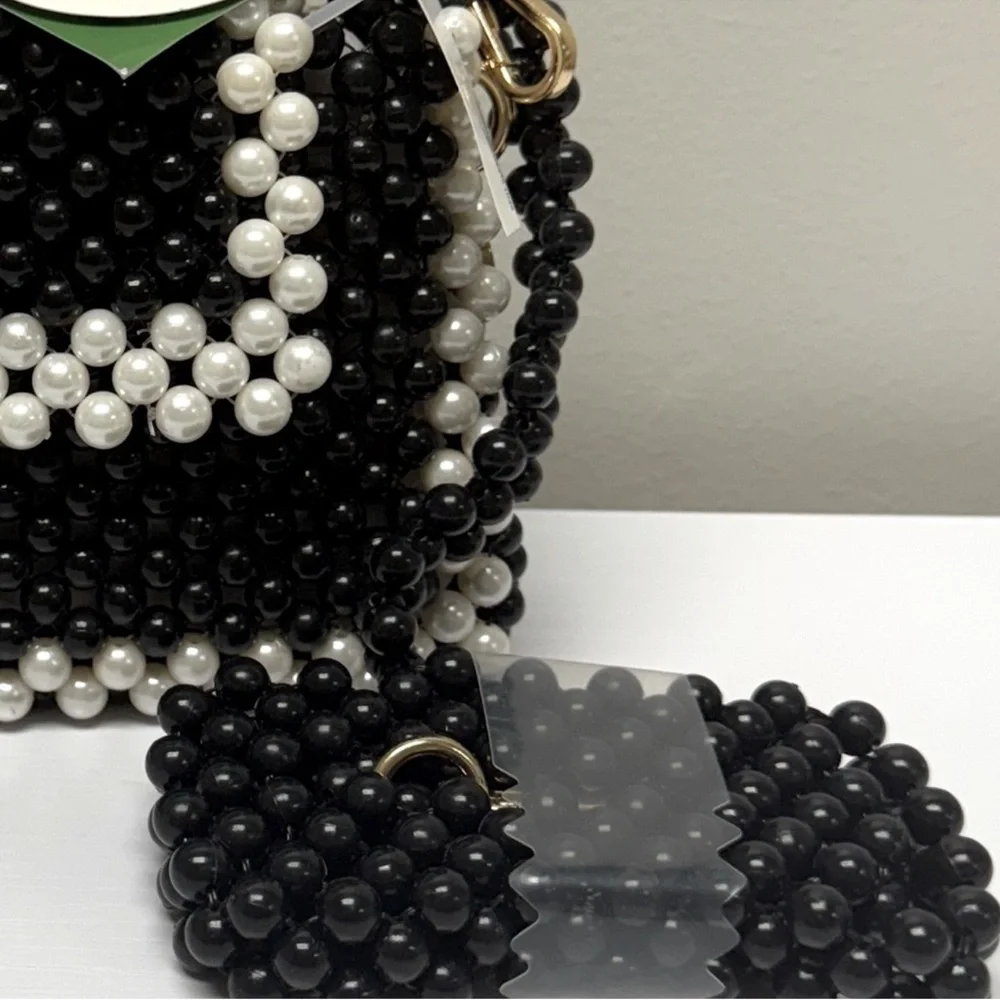 Kate Spade New York x Target Color-block Beaded Bag Black & White
